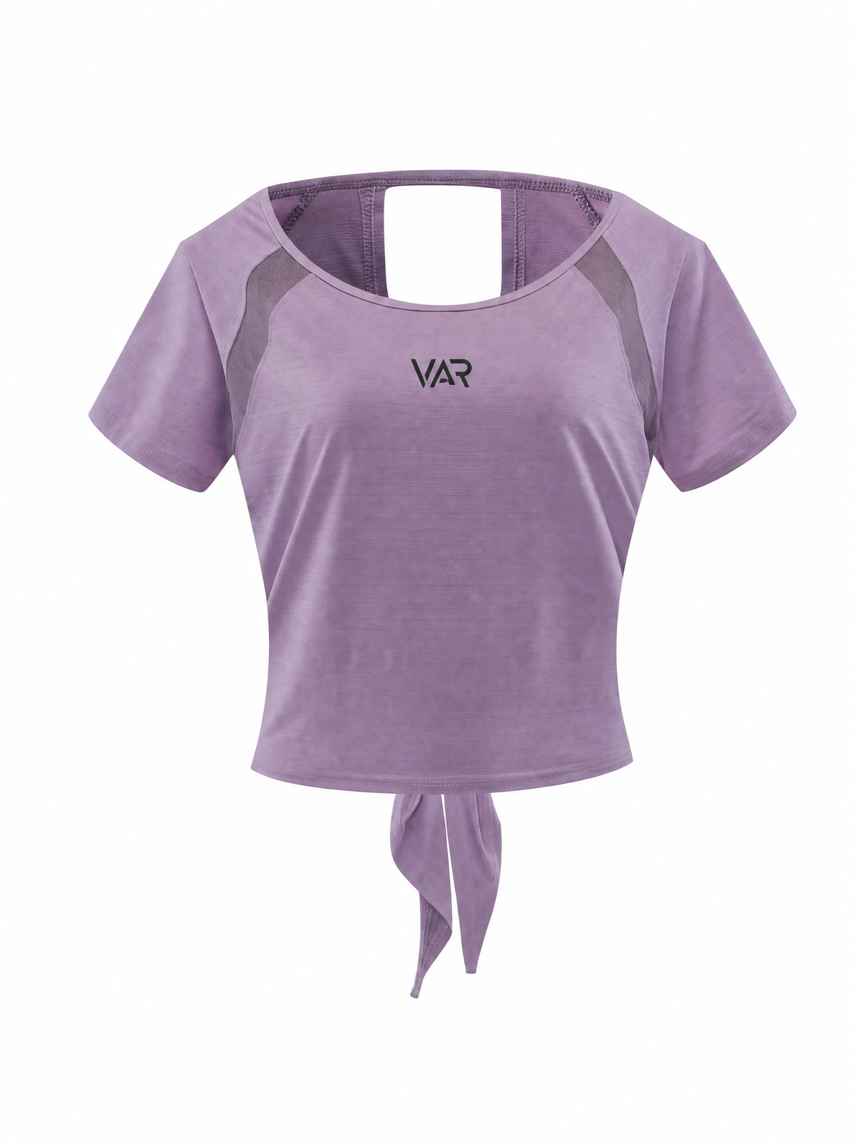 تيشيرت رياضي نسائي قصير (Crop Top) بربطة خلفية | Women's Sports Crop Top with Back Tie