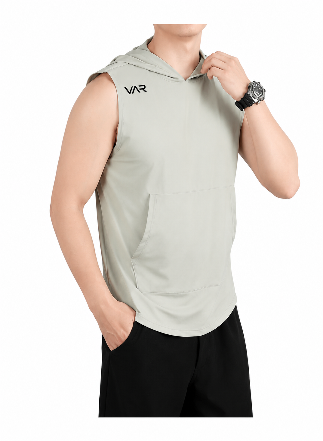 هودي رياضي رجالي بدون أكمام | Men's Sleeveless Sports Hoodie