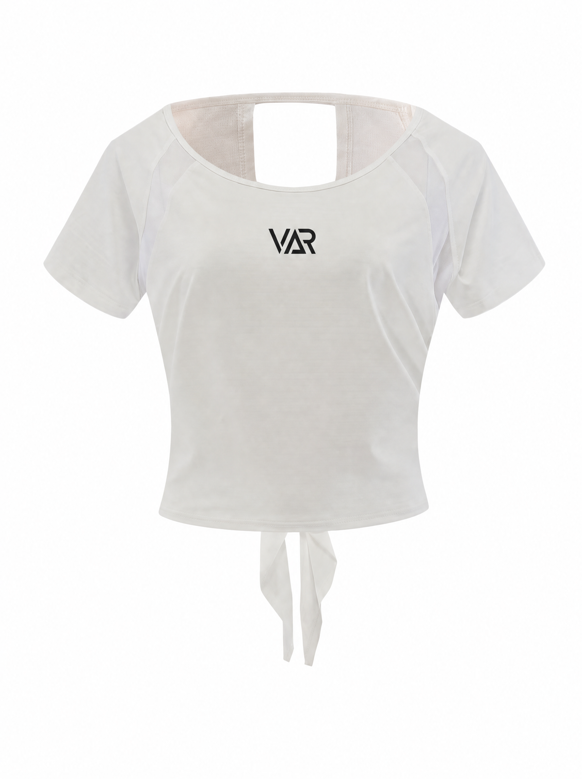 تيشيرت رياضي نسائي قصير (Crop Top) بربطة خلفية | Women's Sports Crop Top with Back Tie