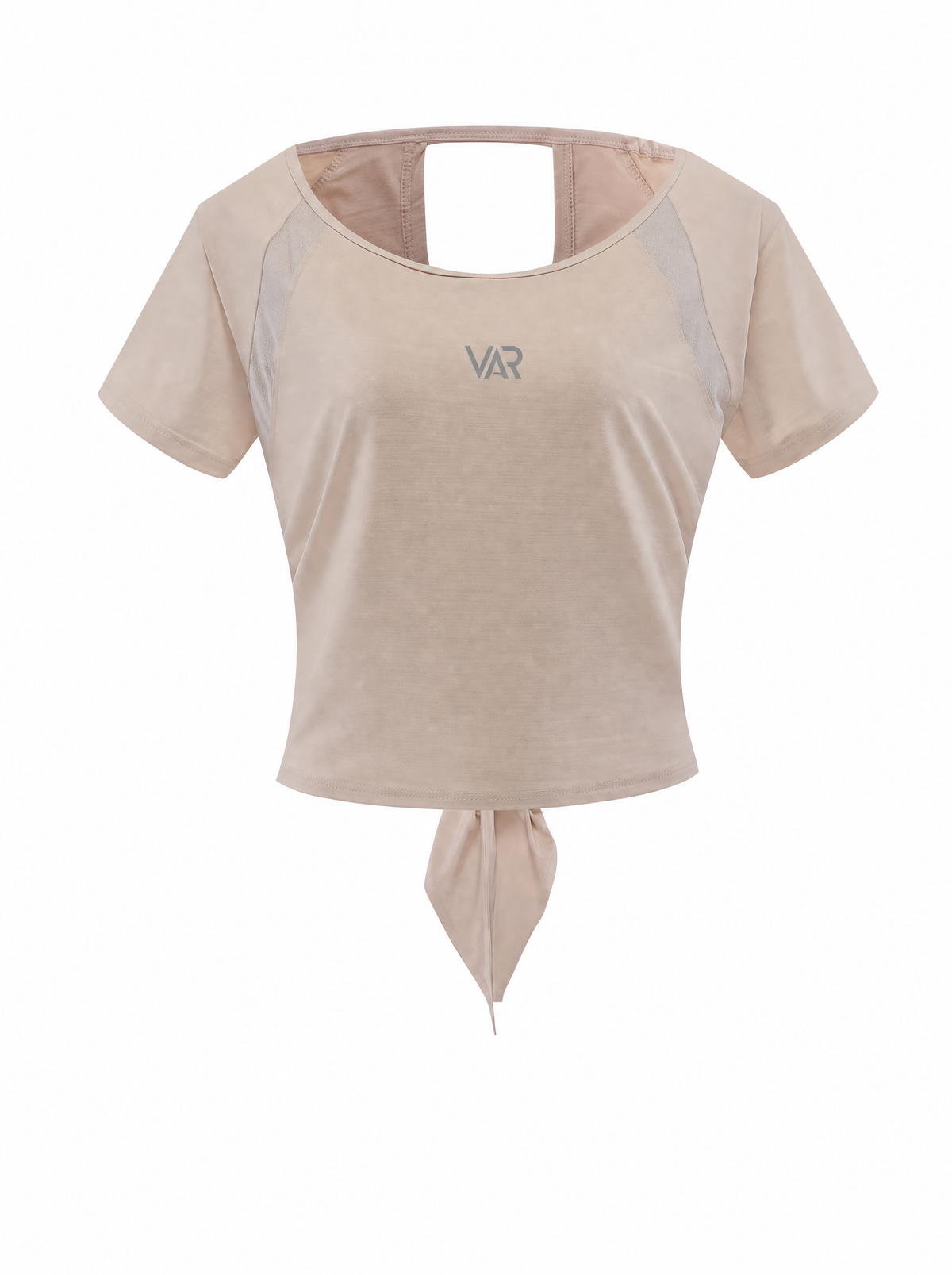 تيشيرت رياضي نسائي قصير (Crop Top) بربطة خلفية | Women's Sports Crop Top with Back Tie