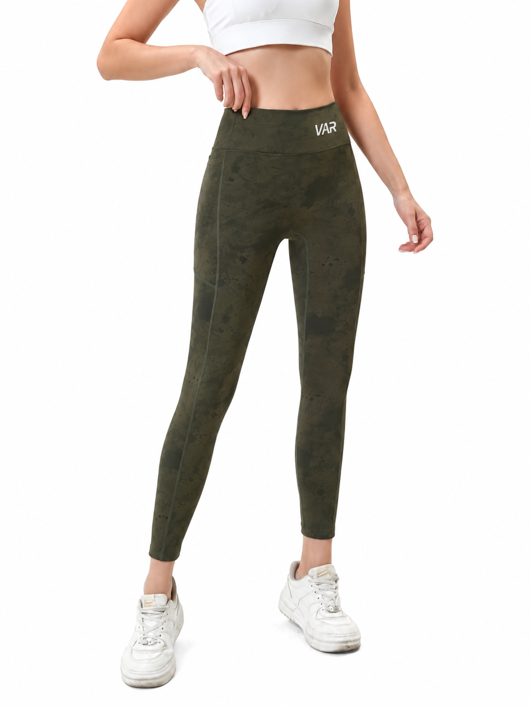 ليقنز رياضي نسائي بنقشة تاي داي | Women's Tie-Dye Print Leggings